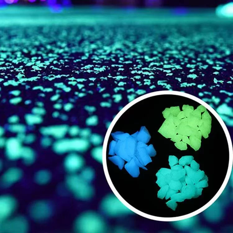 인공 착색된 발광석 포장 바닥
