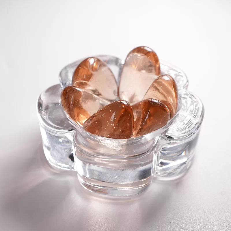 접착제 돌과 장식에 사용되는 착색된 유리 구슬