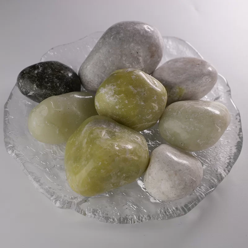 공원 조경을 위한 자연적인 다채로운/흰색/검은색/노란색 자갈 돌