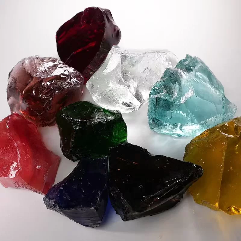 Terrazzo를 위한 다채로운 유리 모래